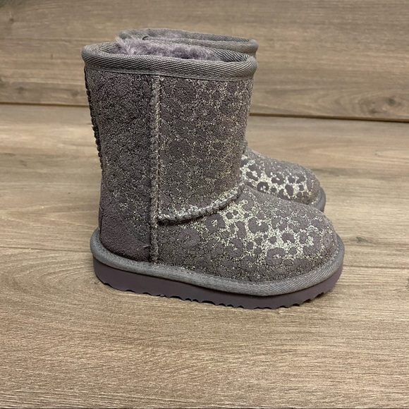 UGG Other - UGG | Classic II Glitter Leopard Boots In Night 7